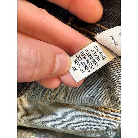 SPANX NWT Cuffed Straight Leg Denim Jeans Raw Indigo Size 3X Petite Plus Sized - Picture 10 of 12